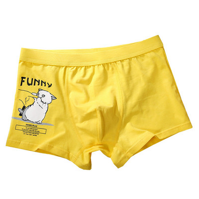 boxers ανδρικά πολυτελή Βαμβακερά μποξεράκια Ανδρικά εσώρουχα Cartoon εμπριμέ σώβρακα ανδρικά εσώρουχα Pure Breathable για άνδρες