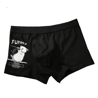 boxers ανδρικά πολυτελή Βαμβακερά μποξεράκια Ανδρικά εσώρουχα Cartoon εμπριμέ σώβρακα ανδρικά εσώρουχα Pure Breathable για άνδρες