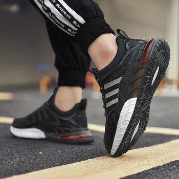 Мъжки маратонки с шок стоп вътрешна подметка Лято Есен 2023 Нови тенденции във фитнес залата Обувки за бягане на открито Ежедневни обувки Луксозни