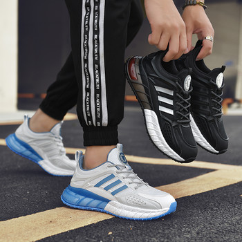 Мъжки маратонки с шок стоп вътрешна подметка Лято Есен 2023 Нови тенденции във фитнес залата Обувки за бягане на открито Ежедневни обувки Луксозни