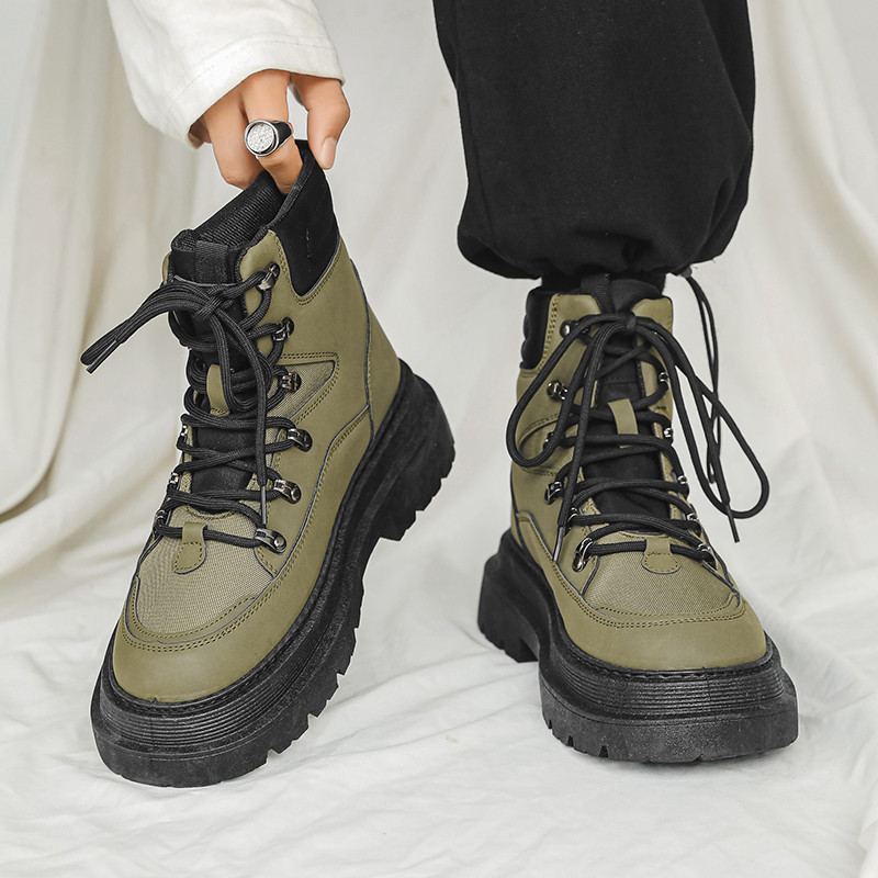 Batai stora apačia lauko žygiai apvali avalynė, vandeniui atspari dėvėjimuisi, neslysti, aukšta viršūnė, patogi pavasariui ir rudeniui