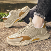 Vyriški laisvalaikio sportbačiai Kvėpuojantys vaikščiojimo sportiniai batai 2023 m. Vyriški batai Madingi lauko batai Tvirtai vyriški batai