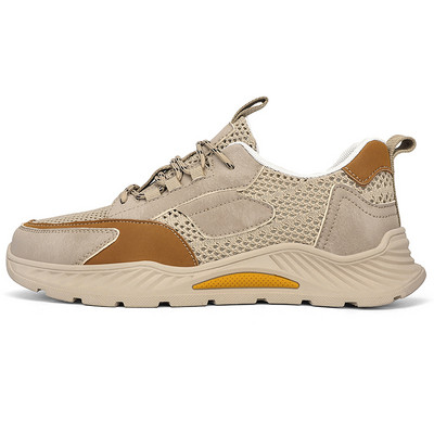 Vyriški laisvalaikio sportbačiai Kvėpuojantys vaikščiojimo sportiniai batai 2023 m. Vyriški batai Madingi lauko batai Tvirtai vyriški batai