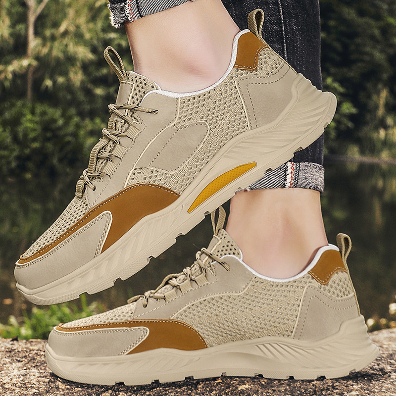 Vyriški laisvalaikio sportbačiai Kvėpuojantys vaikščiojimo sportiniai batai 2023 m. Vyriški batai Madingi lauko batai Tvirtai vyriški batai