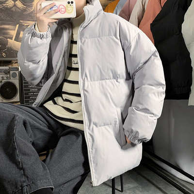 Υπερμεγέθη ανδρικό Harajuku Πολύχρωμο παλτό φούσκα Χειμερινό μπουφάν Μόδα Hip Hop Parka Μαύρα Ρούχα Ανδρικά Γυναικεία Μπουφάν Streetwear 5XL