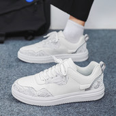 Pánske pohodlné ploché topánky s mäkkou podrážkou 2023, jednofarebné, protišmykové, odolné proti opotrebovaniu, pohodlné šnurovacie ležérne športové topánky