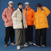 Paltoane îngroșate Bărbați Femei Parka de iarnă Bărbat Femeie Jachetă unisex Jachetă doamnă Studenți Îmbrăcăminte de îmbrăcăminte cupluri Blazer de vânt Copii Băiat Fată