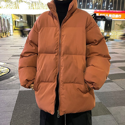 KAPMENTS Y2k Harajuku Solid Warm Winter Puffer Jacket 2023 Parkas Windbreakers Japanese Streetwear Κορεάτικο παλτό με φούσκα μόδας