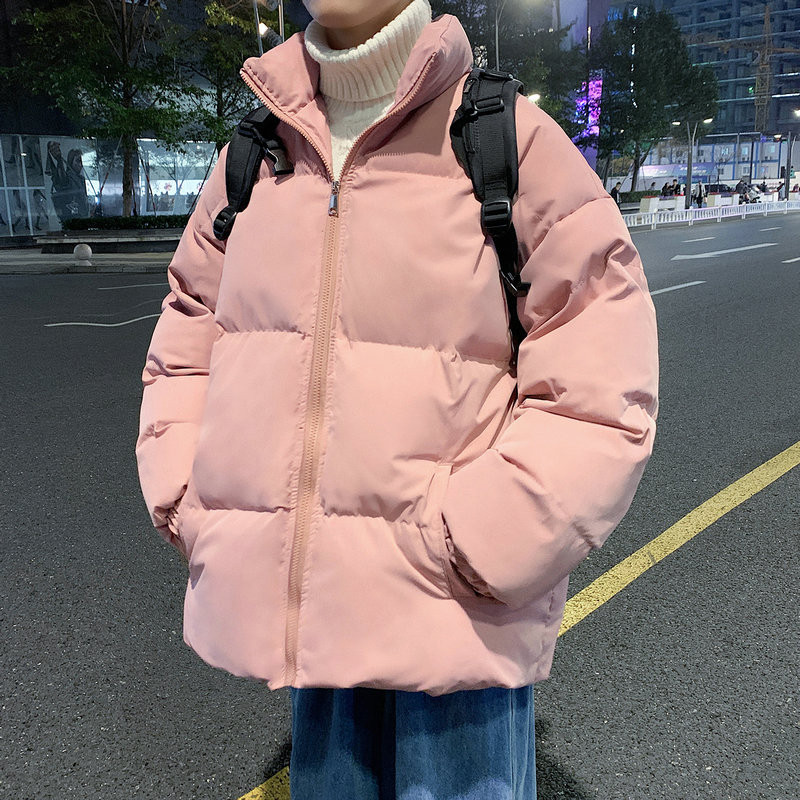KAPMENTS Y2k Harajuku Solid Warm Winter Puffer Jacket 2023 Parkas Windbreakers Japanese Streetwear Κορεάτικο παλτό με φούσκα μόδας