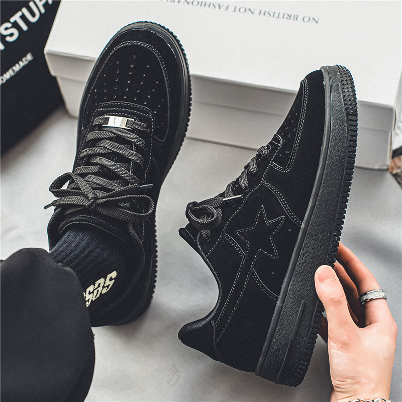 Vrhunske muške cipele za slobodno vrijeme, modne luksuzne dizajnerske crne cipele za skejtbording na otvorenom, muške bijele tenisice, tenisice u obliku ploče