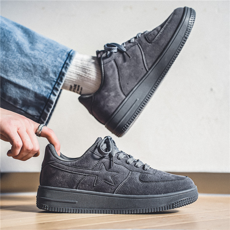 Vrhunske muške cipele za slobodno vrijeme, modne luksuzne dizajnerske crne cipele za skejtbording na otvorenom, muške bijele tenisice, tenisice u obliku ploče