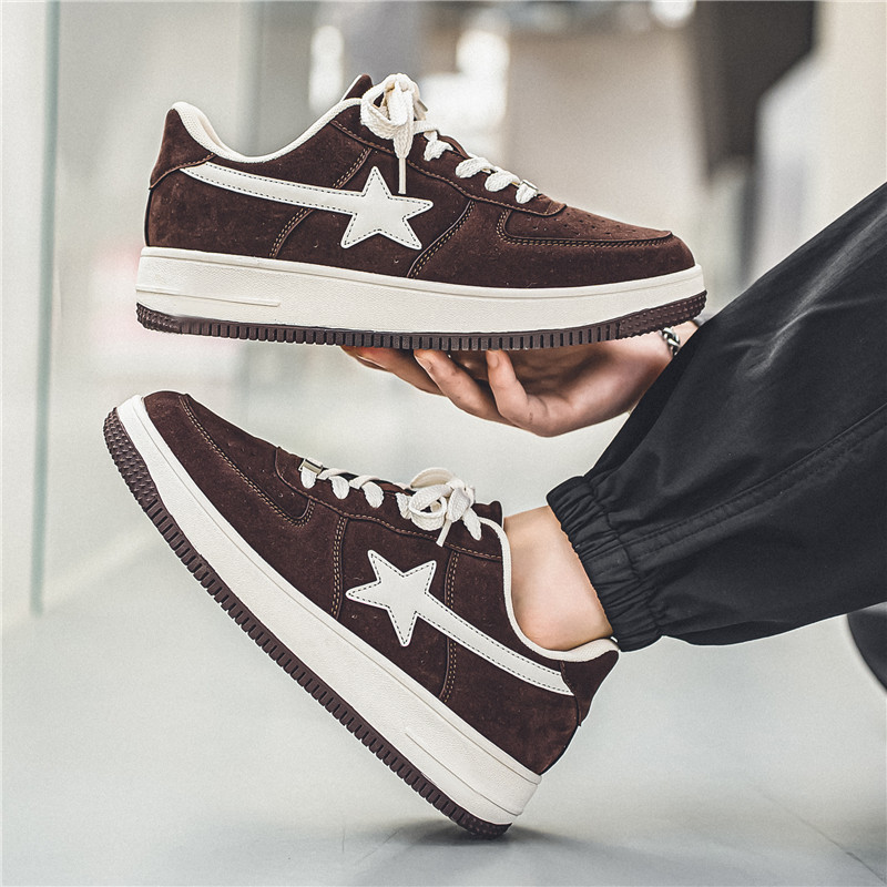 Vrhunske muške cipele za slobodno vrijeme, modne luksuzne dizajnerske crne cipele za skejtbording na otvorenom, muške bijele tenisice, tenisice u obliku ploče