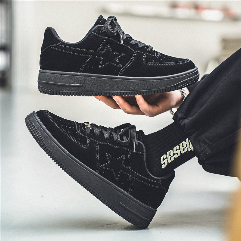 Vrhunske muške cipele za slobodno vrijeme, modne luksuzne dizajnerske crne cipele za skejtbording na otvorenom, muške bijele tenisice, tenisice u obliku ploče