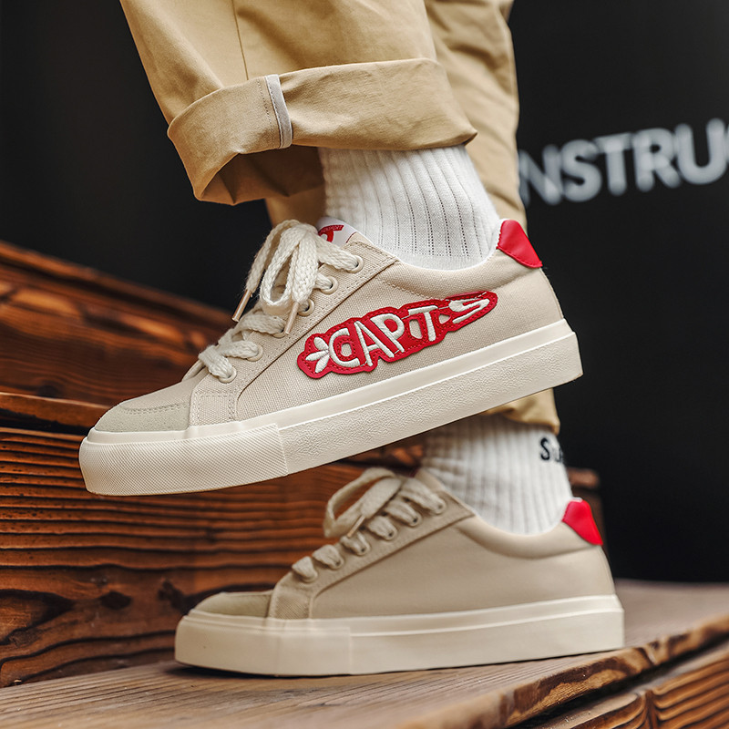 Mens Canvas Casual, 2023 m. Nauji pavasario rudens batai, skirti vyriškiems batams vaikščioti madingi sportbačiai, suvarstomi vyriški batai