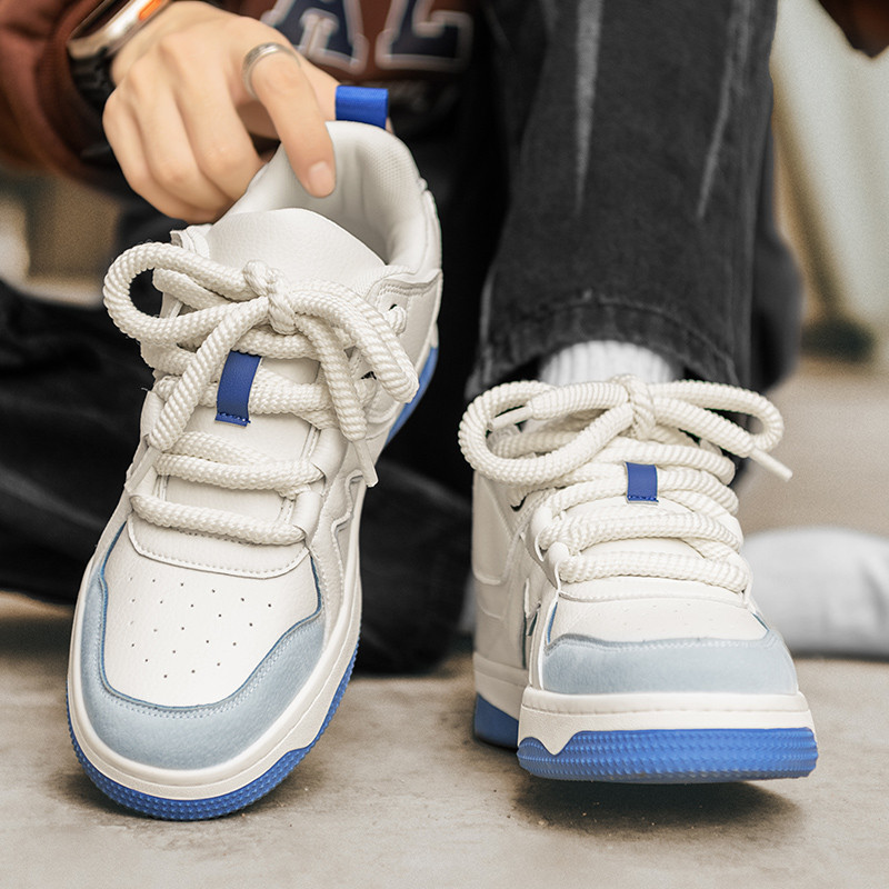 Talpă groasă, versatilă, pantofi greoi, pantofi pentru bărbați, 2023, noua tendință, plasă, cu șireturi, pantofi de sport ocazional, respirabili, talpă moale sporită