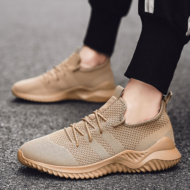 Pantofi vulcanizați pentru bărbați, solidi, pantofi de mers, ușoare, respirabile, plasă, ocazional, jogging, sală, alergare, pantofi pentru bărbați