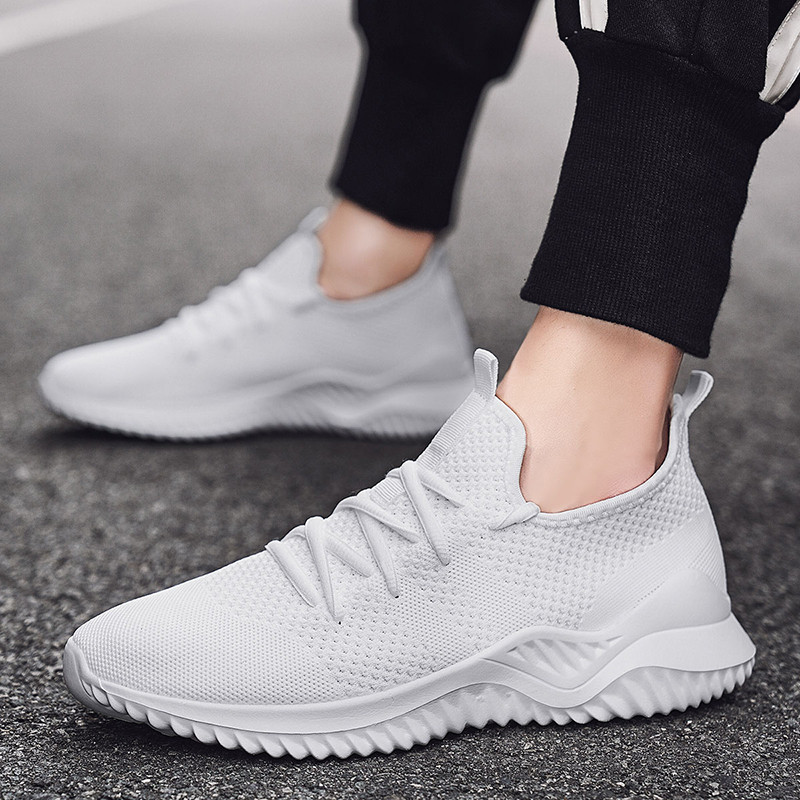 Pantofi vulcanizați pentru bărbați, solidi, pantofi de mers, ușoare, respirabile, plasă, ocazional, jogging, sală, alergare, pantofi pentru bărbați