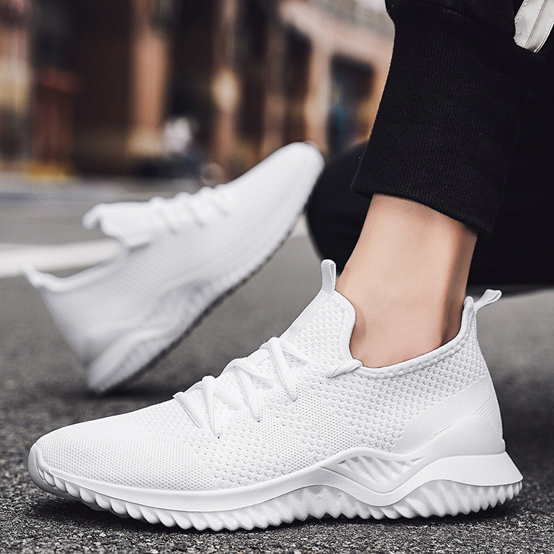Pantofi vulcanizați pentru bărbați, solidi, pantofi de mers, ușoare, respirabile, plasă, ocazional, jogging, sală, alergare, pantofi pentru bărbați