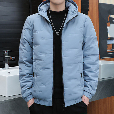 Muške zimske parke Tople jakne Muški kaputi s kapuljačom Modni uski muški parki Ležerna vanjska odjeća s kapuljačom otporna na vjetar Odjeća marke