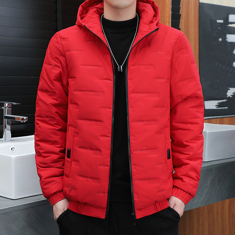 Parka de iarnă pentru bărbați Jachete calde Paltoane pentru bărbați cu glugă la modă Slim Fit Parka pentru bărbați ocazional îmbrăcăminte exterioară cu glugă, rezistentă la vânt