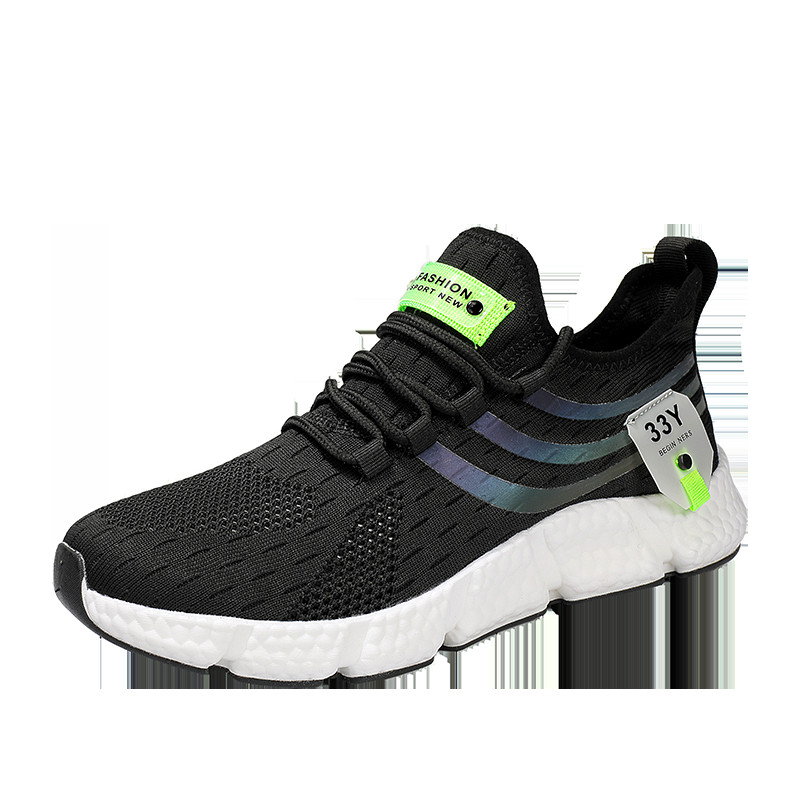 Ανδρικά παπούτσια Casual Ανδρικά ελαφριά αναπνεύσιμα αθλητικά παπούτσια Vulcanize Mesh Fluorescent Ανδρικά άνετα αθλητικά παπούτσια για τζόκινγκ Zapatos