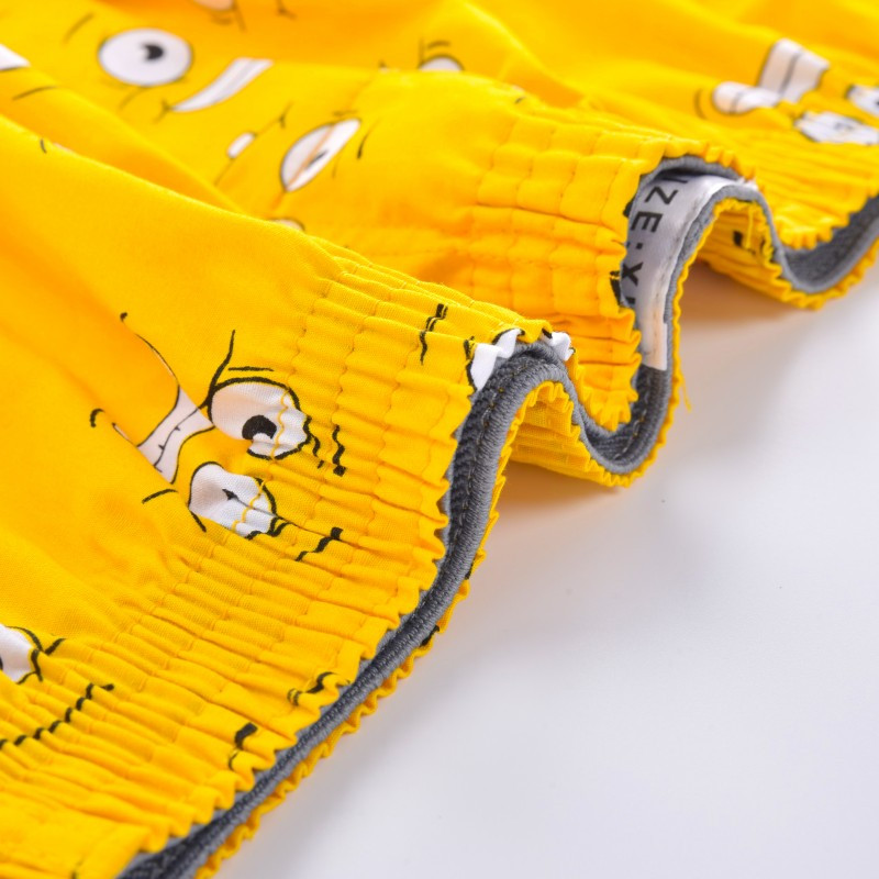 M-XL Lenjerie de corp pentru bărbați Boxer pantaloni scurți Boxer pentru bărbați Chiloți de dormit din bumbac Imprimați largi Îmbrăcăminte confortabilă Chiloți Lenjerie de corp