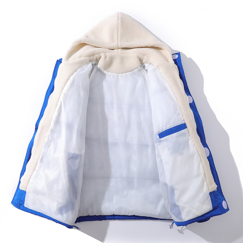 Iarna bărbați la modă fleece îngroșați parka Streetwear Harajuku ocazional paltoane rezistente la vânt parka caldă jachete bărbați largi cu glugă