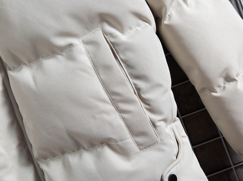 2023, iarnă, parcă nouă, jachete casual pentru bărbați, în aer liber, cu glugă, îngroșate, caldă, pardesi, jachetă antivânt, îmbrăcăminte exterioară de culoare solidă