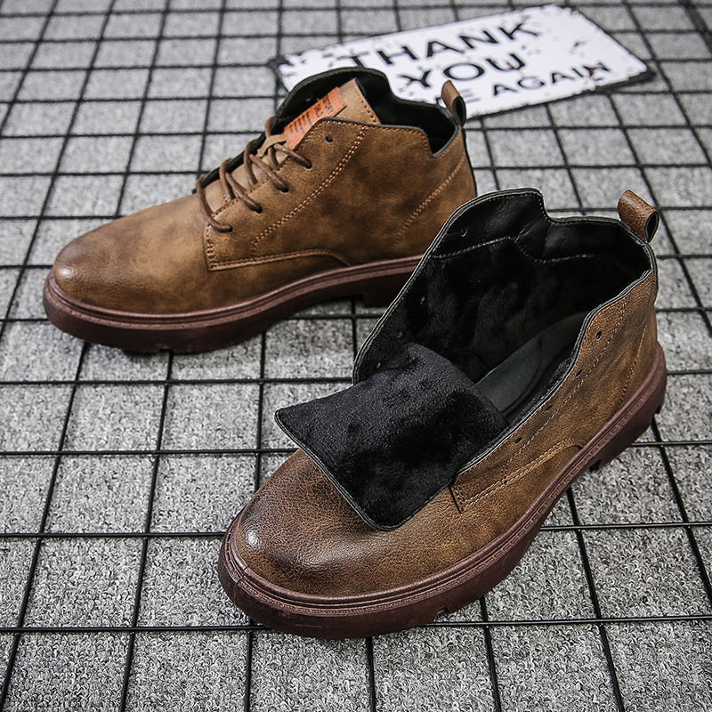 Pánske Martinské čižmy, letné, tenké, priedušné, nový trend, vintage čižmy, vysoké, retro, plus zamatové, ležérne pánske čižmy