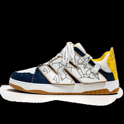 Pánska obuv 2023 Nový trend Univerzálny hongkonský štýl Výklenkový dizajn Športová a voľnočasová obuv Priedušné kožené nízke ploché topánky