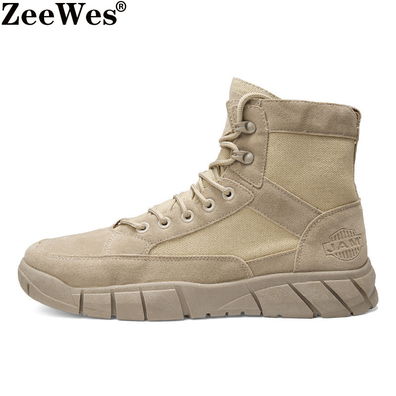 Cizme militare Cizme de deșert pentru bărbați Commando Cizme Martin Trend pentru bărbați Cizme pentru instrumente de exterior pentru bărbați Cizme înalte de bumbac Cizme militare pentru bărbați