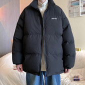 Thicken Ανδρικά Χειμερινά Μπουφάν και Παλτό Harajuku Windbreaker Oversize με επένδυση Parkas Ρούχα S-XXL