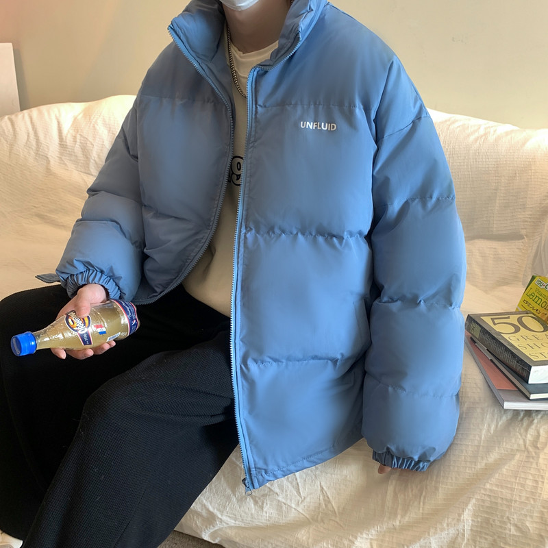 Thicken Ανδρικά Χειμερινά Μπουφάν και Παλτό Harajuku Windbreaker Oversize με επένδυση Parkas Ρούχα S-XXL