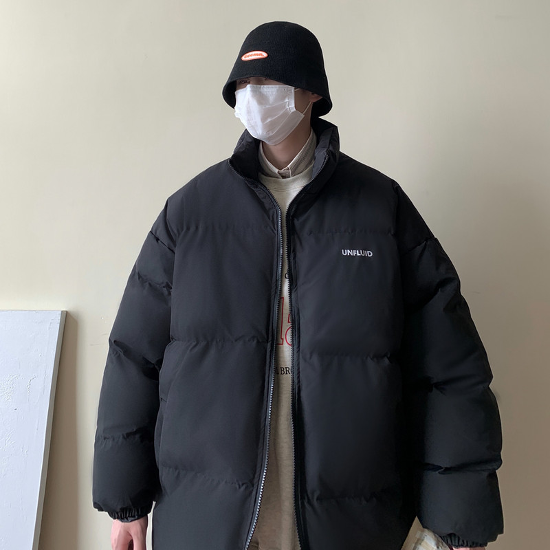 Thicken Ανδρικά Χειμερινά Μπουφάν και Παλτό Harajuku Windbreaker Oversize με επένδυση Parkas Ρούχα S-XXL