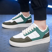 Pánske topánky 2023 Jarná a jesenná móda so sieťovinou, ploché šnurovanie, ležérne, outdoorové, protišmykové, priedušné, všestranné, pánske tenisky