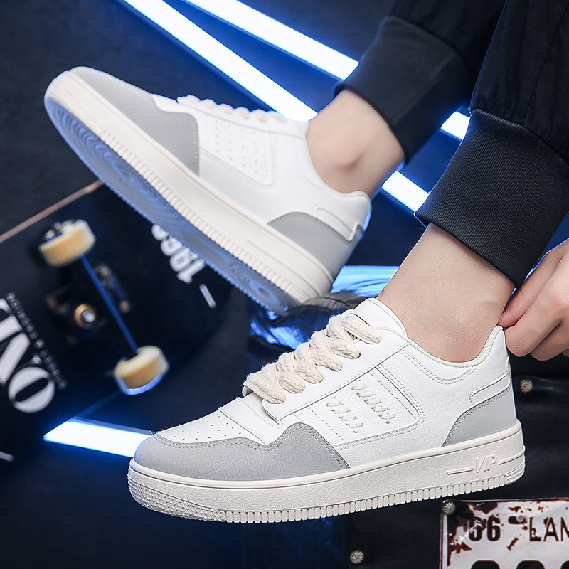 Pánske topánky 2023 Jarná a jesenná móda so sieťovinou, ploché šnurovanie, ležérne, outdoorové, protišmykové, priedušné, všestranné, pánske tenisky