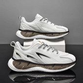 Baasploa Módne turistické topánky pre mužov 2023 Pánske dizajnérske kožené ľahké tenisky so šnurovaním Pánske outdoorové športové topánky Tenis