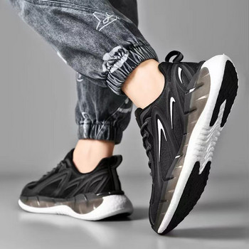 Baasploa Модни обувки за ходене за мъже 2023 Мъжки дизайнерски кожени леки маратонки с връзки Мъжки спортни обувки на открито Тенис