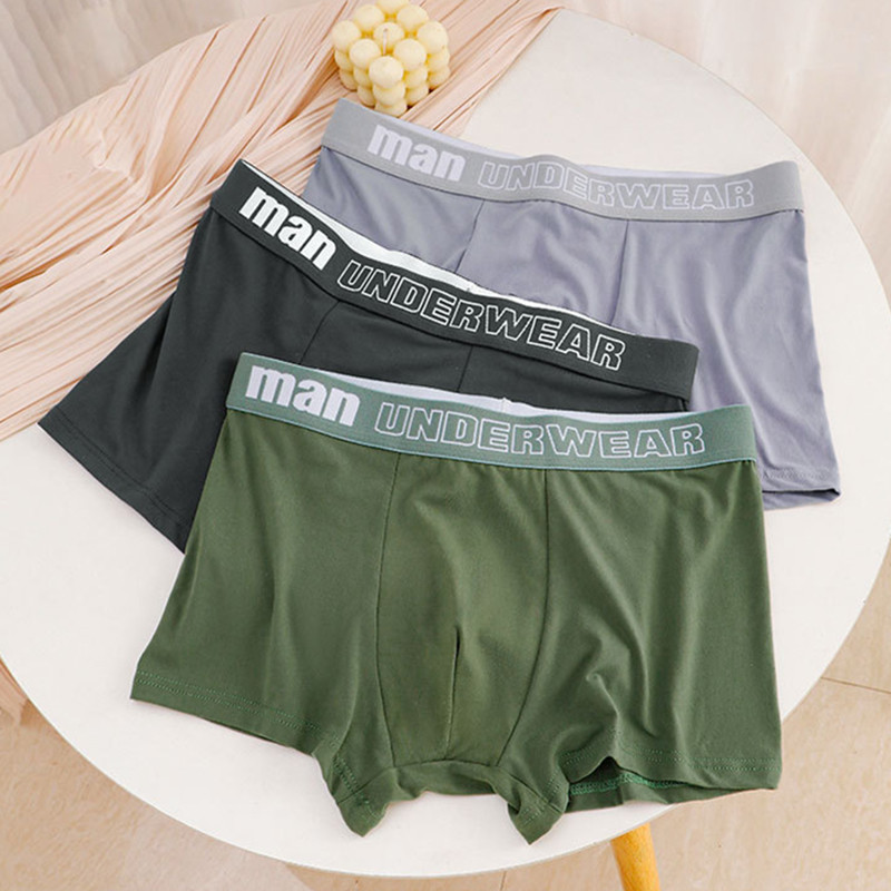 Ανδρικά εσώρουχα Μαλακά βαμβακερά ανδρικά σώβρακα Εσώρουχα με μεσαία μέση για αγόρια αναπνέοντα αθλητικά εσώρουχα μπόξερ σορτς