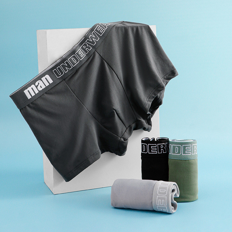 Ανδρικά εσώρουχα Μαλακά βαμβακερά ανδρικά σώβρακα Εσώρουχα με μεσαία μέση για αγόρια αναπνέοντα αθλητικά εσώρουχα μπόξερ σορτς