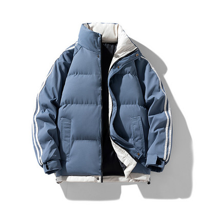 BOLUBAO 2023 m. žiemos šiltas laisvalaikio parkas vyrams Medvilninė vientisa spalva atitinkanti madinga striukė Vyriškas paltas gatvės aprangos prekės ženklas Parka Vyriškas