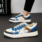 Vyriški batai Laisvalaikiai kvėpuojantys batai suaugusiems Nauji 2023 m. batai vyrams Vyriški sportbačiai Lengvi suvarstomi mados vasaros mišrios spalvos