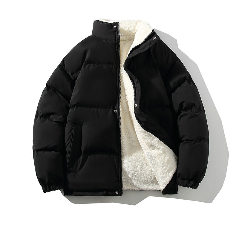 Ανδρικό χειμωνιάτικο μπουφάν Streetwear Fleece Parkas Παλτό Ανδρικό Φαρδύ μπουφάν με φούσκα Ζεστό γιακά Παλτό Unisex Puffer Νέα Ρούχα