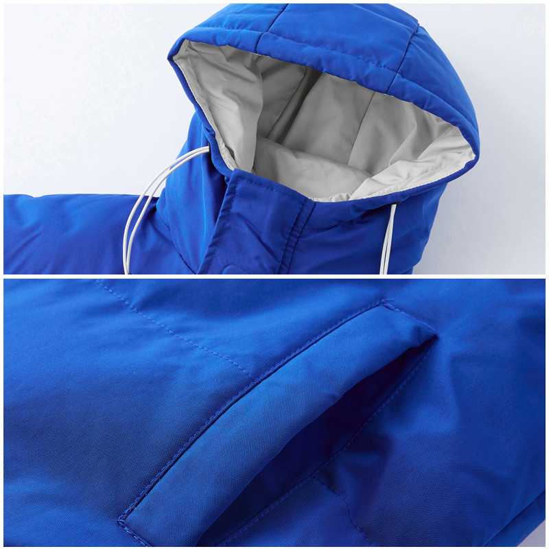 Nouă modă de iarnă Parka groase și caldă pentru bărbați, căptușită din bumbac, pardesiu termic, jachetă cu glugă, haină de exterior, design de modă pentru bărbați