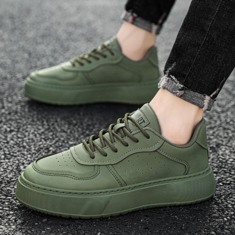 Ανδρικά παπούτσια casual 2023 Νέας σχεδίασης με παχιά σόλα με κορδόνια για εξωτερικούς χώρους Παπούτσια για νεανικά παπούτσια για πατίνια Ύψος Αύξηση Flats