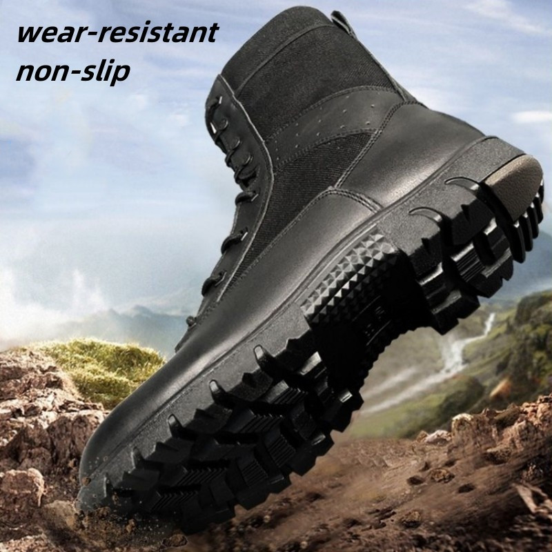 Modne muške čizme Vojne Vojne borbene specijalne snage Taktičke čizme Za vanjsko planinarenje Penjanje Cipele za hodanje Topla vunena zimska obuća