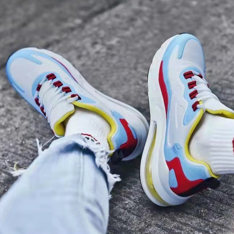 Nové pánske ležérne topánky, jarný trend, šnurovacie bežecké topánky, pánske športové, vzduchové vankúše, ľahké turistické topánky, priedušné vulkanizované topánky