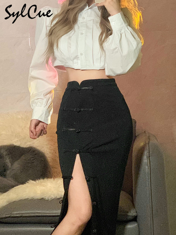 Sylcue Fusta de damă, confortabilă și ușoară, respirabilă, ocazională, cu cataramă desfășurată pentru navetiști.