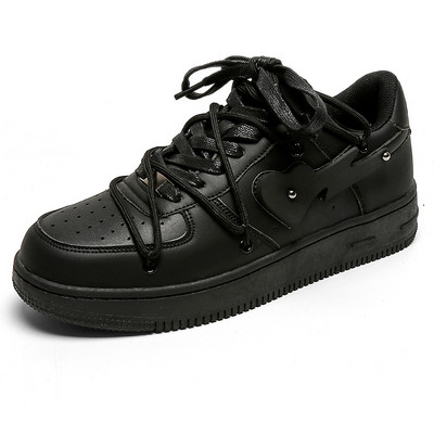 αθλητικά παπούτσια Ανδρικά Γυναικεία Μπλε Love Designer Κλασικά αναπνεύσιμα, περιστασιακά αθλητικά παπούτσια Γυναικεία Υπαίθρια Περπάτημα τένις Little White Shoes QX003