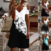Rochie maxi femei cu imprimeu floral din dantelă de vară rochie midi în formă de A, subțire, pentru banchet, rochie lungă, subțire, la modă